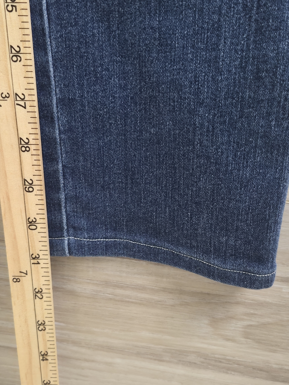 American Eagle Tomgirl Jeans High Rise Button Fly Slim Boyfriend Blue Size 6 - Picture 6 of 7